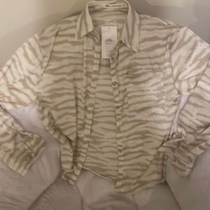 Brand new with tags, silk blouse, 12 tribe